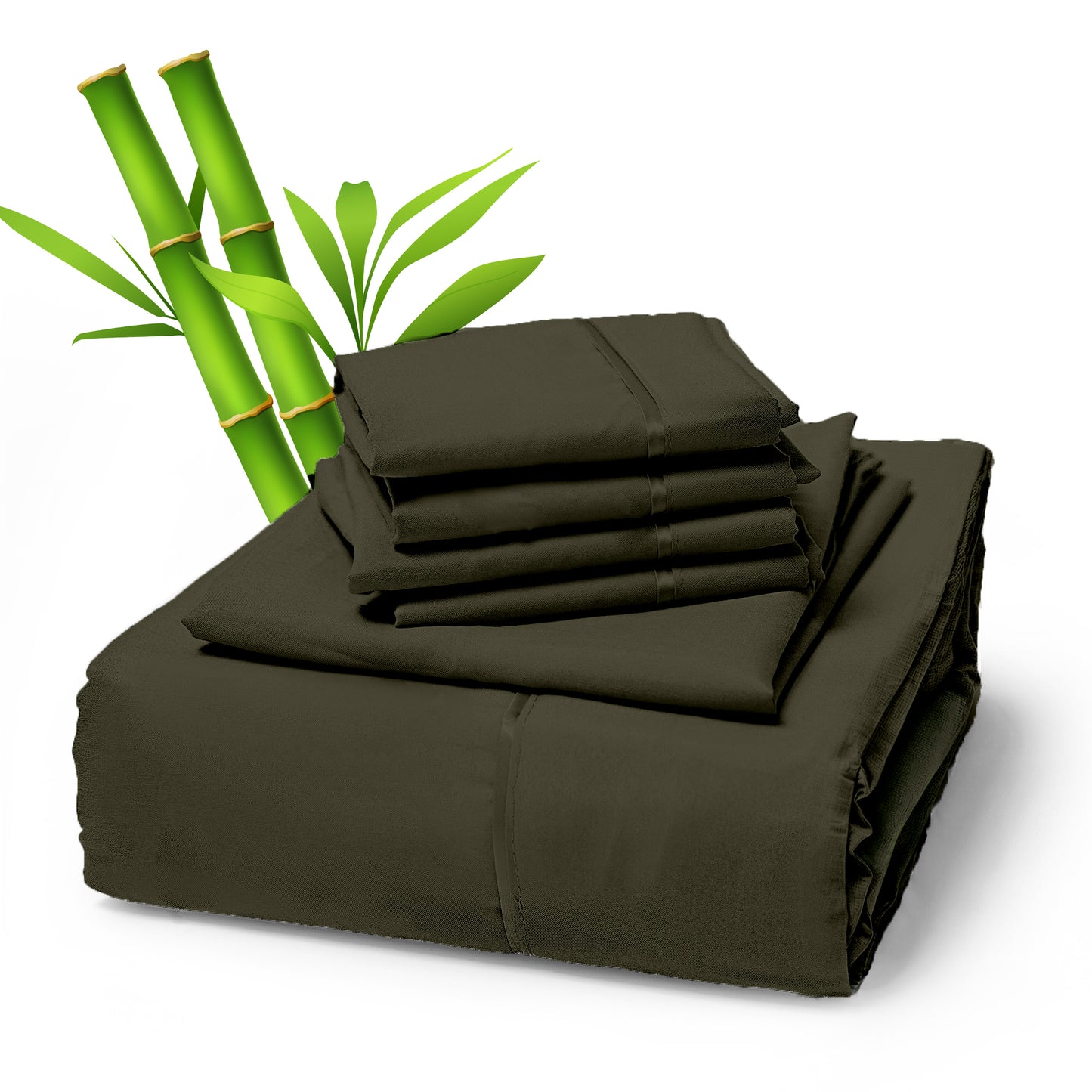 Sacred Thread 4 PC Bamboo Sheet Set (TWIN XL SIZE) - Bedding & Pillowcase Set w/ Deep Pockets - Silky Soft Hotel Bedding - Wrinkle Free & Fade Resistant - Cooling, Durable & Breathable