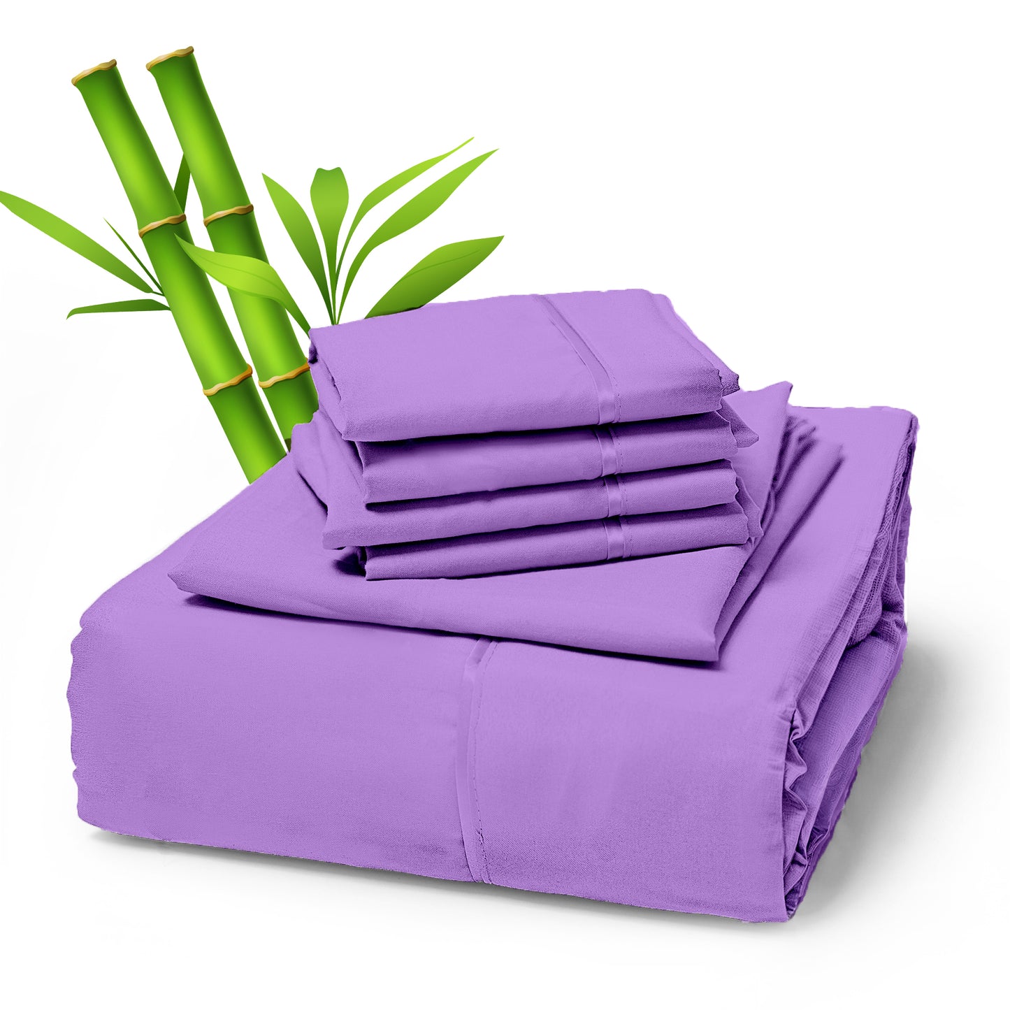 Sacred Thread 4 PC Bamboo Sheet Set (TWIN XL SIZE) - Bedding & Pillowcase Set w/ Deep Pockets - Silky Soft Hotel Bedding - Wrinkle Free & Fade Resistant - Cooling, Durable & Breathable