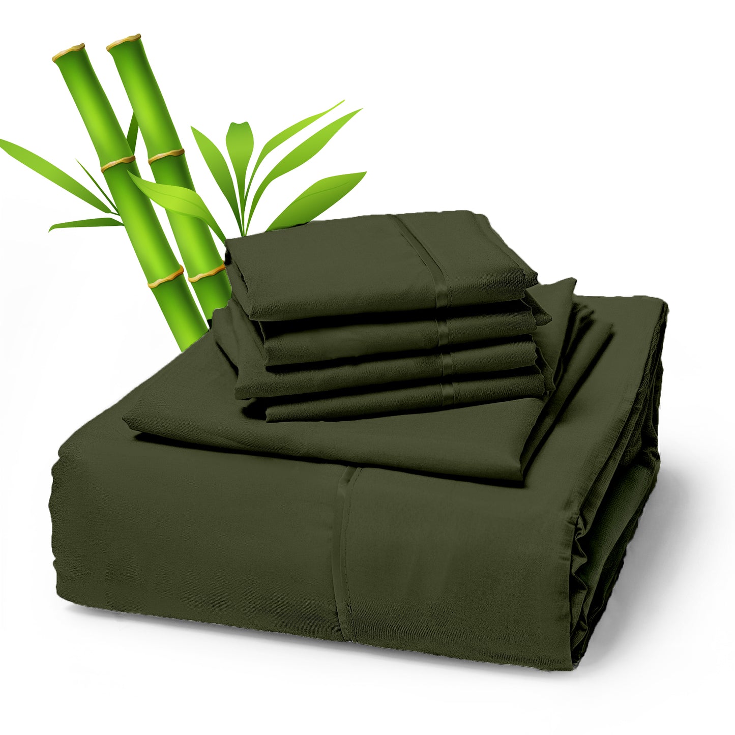 Sacred Thread 4 PC Bamboo Sheet Set (TWIN XL SIZE) - Bedding & Pillowcase Set w/ Deep Pockets - Silky Soft Hotel Bedding - Wrinkle Free & Fade Resistant - Cooling, Durable & Breathable