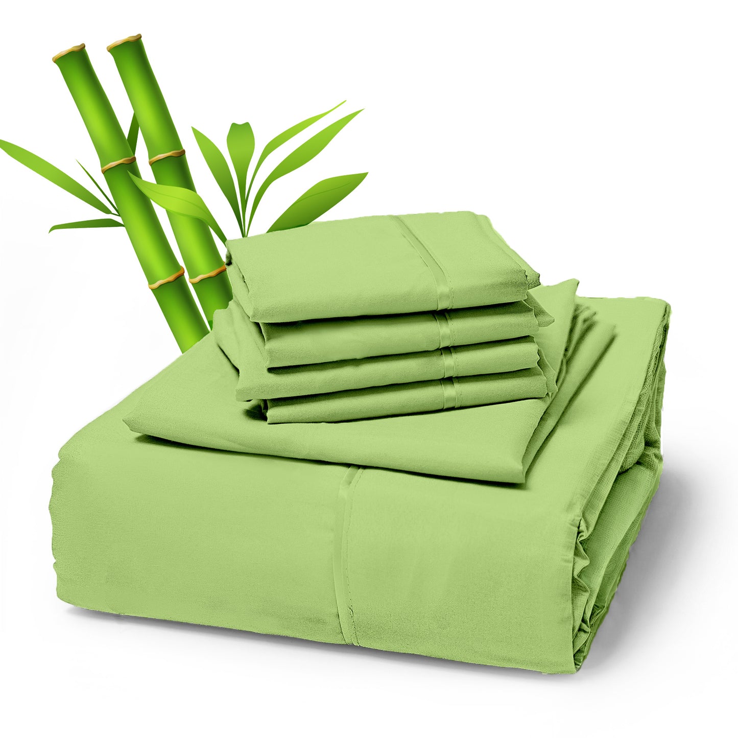 Sacred Thread 4 PC Bamboo Sheet Set (TWIN XL SIZE) - Bedding & Pillowcase Set w/ Deep Pockets - Silky Soft Hotel Bedding - Wrinkle Free & Fade Resistant - Cooling, Durable & Breathable