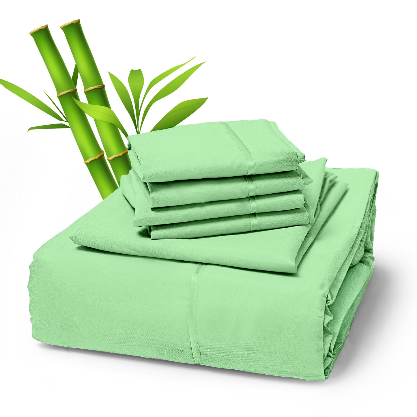 Sacred Thread 4 PC Bamboo Sheet Set (TWIN XL SIZE) - Bedding & Pillowcase Set w/ Deep Pockets - Silky Soft Hotel Bedding - Wrinkle Free & Fade Resistant - Cooling, Durable & Breathable
