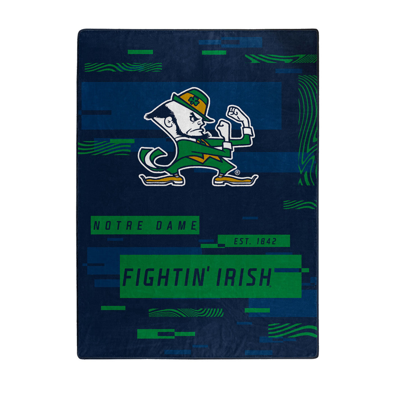 Plush 60X80 inch Blanket - Extremely Soft - Machine Washable - NOTRE DAME