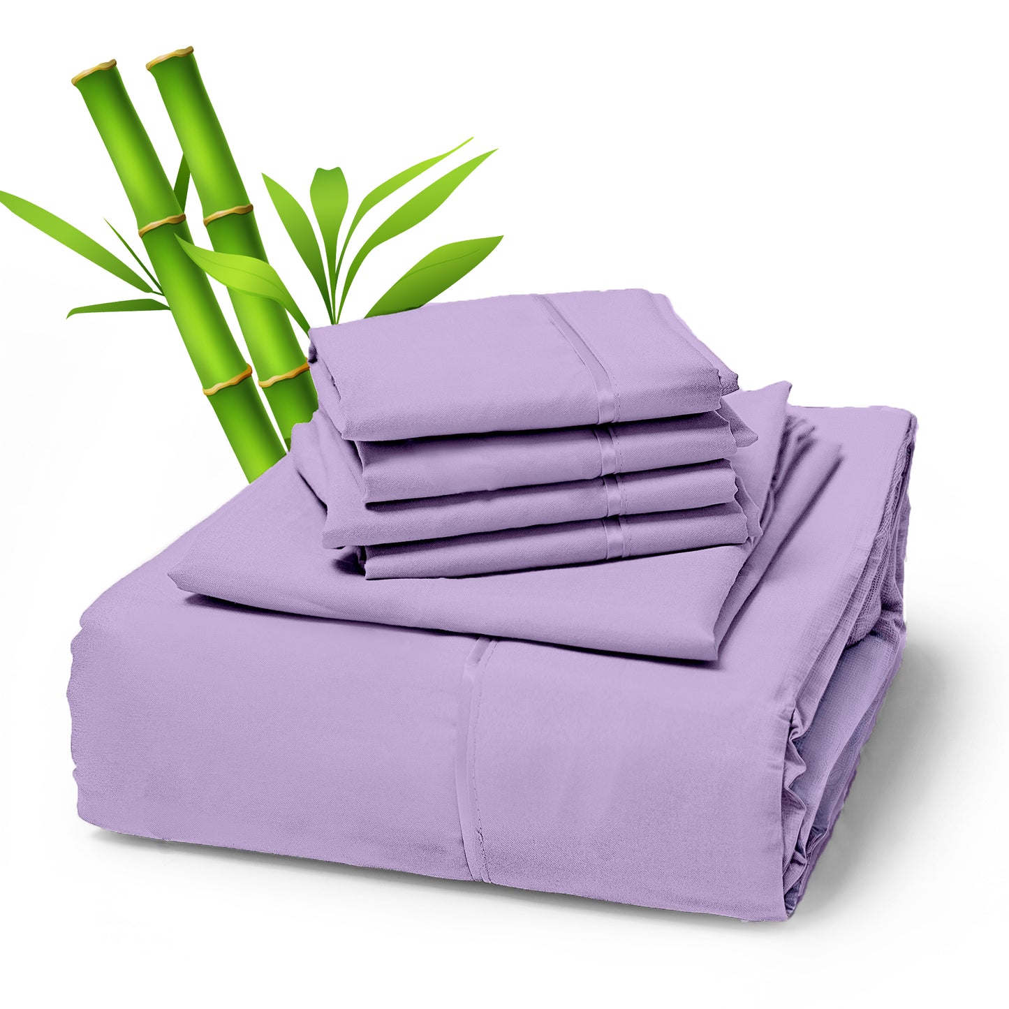 Sacred Thread 4 PC Bamboo Sheet Set (TWIN XL SIZE) - Bedding & Pillowcase Set w/ Deep Pockets - Silky Soft Hotel Bedding - Wrinkle Free & Fade Resistant - Cooling, Durable & Breathable