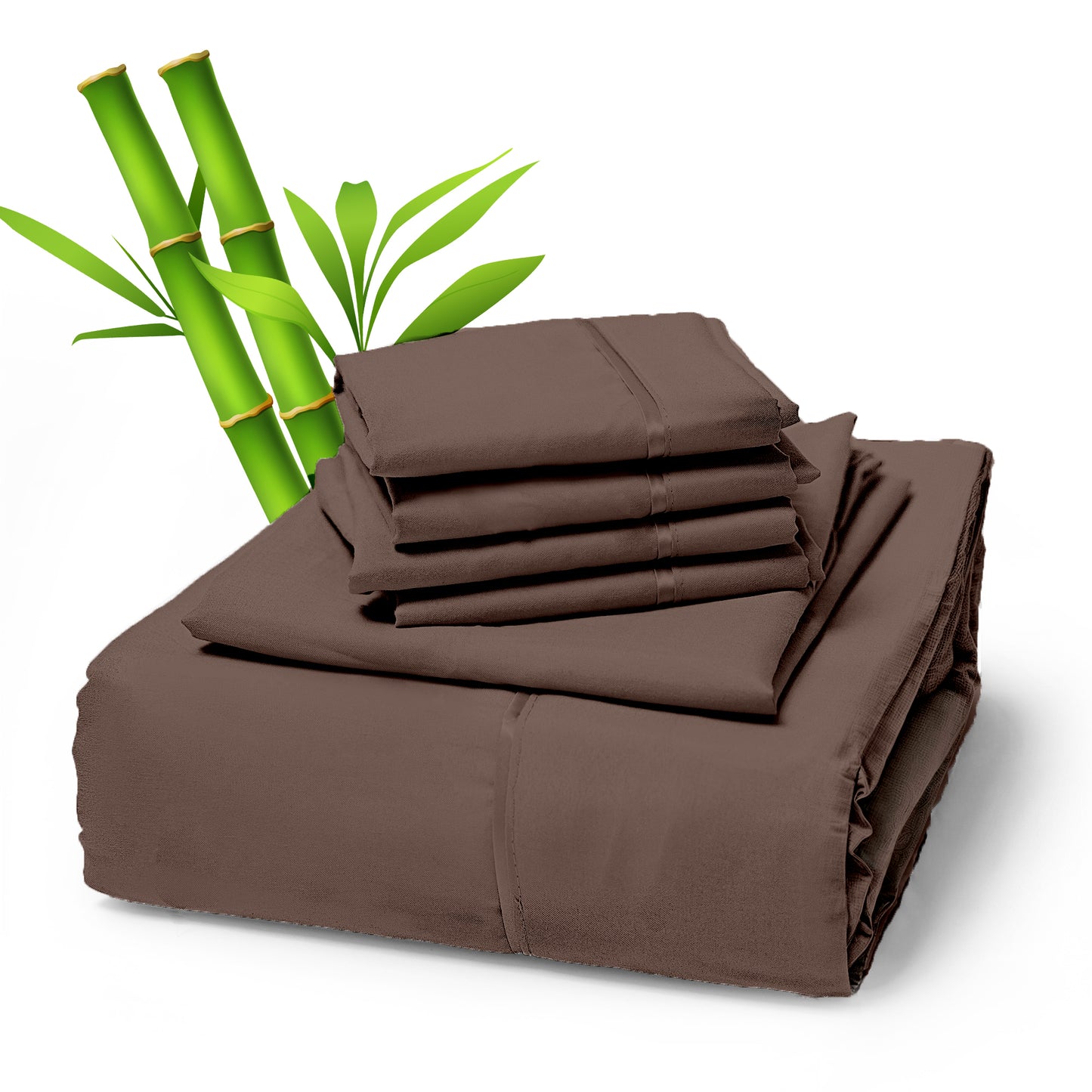 Sacred Thread 4 PC Bamboo Sheet Set (TWIN XL SIZE) - Bedding & Pillowcase Set w/ Deep Pockets - Silky Soft Hotel Bedding - Wrinkle Free & Fade Resistant - Cooling, Durable & Breathable