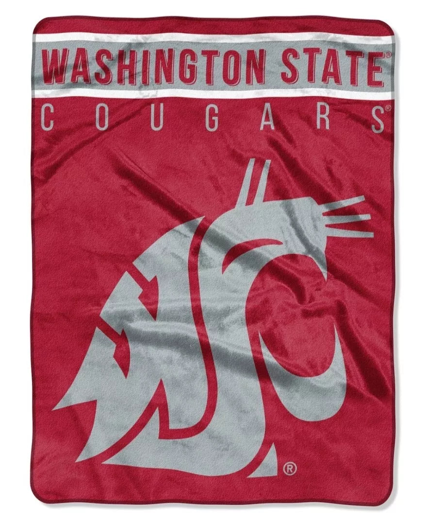 Plush 60X80 inch Blanket - Extremely Soft - Machine Washable - WASHINGTON STATE