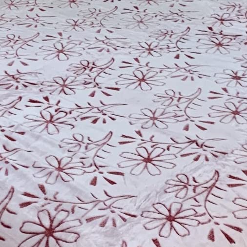 Sacred Thread Sherpa Fleece Blanket, Super Fuzzy, Soft and Cozy Queen Blanket, Plush Throw Blanket for Sofa, Couch and Bed, Reversible Winter Blanket, 15+ Designs Available