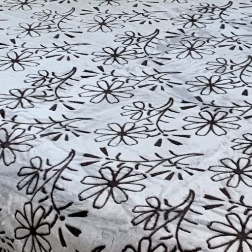 Sacred Thread Sherpa Fleece Blanket, Super Fuzzy, Soft and Cozy Queen Blanket, Plush Throw Blanket for Sofa, Couch and Bed, Reversible Winter Blanket, 15+ Designs Available