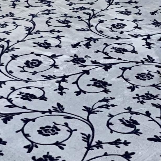 Sacred Thread Sherpa Fleece Blanket, Super Fuzzy, Soft and Cozy Queen Blanket, Plush Throw Blanket for Sofa, Couch and Bed, Reversible Winter Blanket, 15+ Designs Available