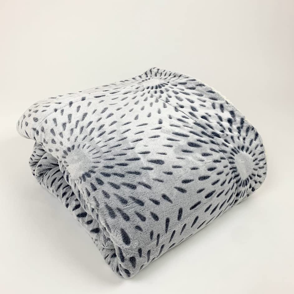 Sacred Thread Sherpa Fleece Blanket, Super Fuzzy, Soft and Cozy Queen Blanket, Plush Throw Blanket for Sofa, Couch and Bed, Reversible Winter Blanket, 15+ Designs Available