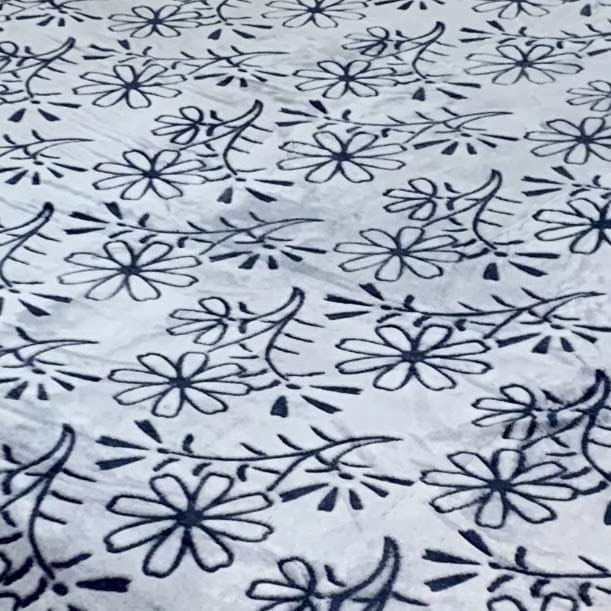 Sacred Thread Sherpa Fleece Blanket, Super Fuzzy, Soft and Cozy Queen Blanket, Plush Throw Blanket for Sofa, Couch and Bed, Reversible Winter Blanket, 15+ Designs Available