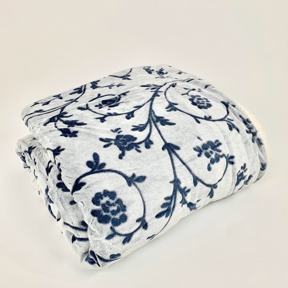 Sacred Thread Sherpa Fleece Blanket, Super Fuzzy, Soft and Cozy Queen Blanket, Plush Throw Blanket for Sofa, Couch and Bed, Reversible Winter Blanket, 15+ Designs Available