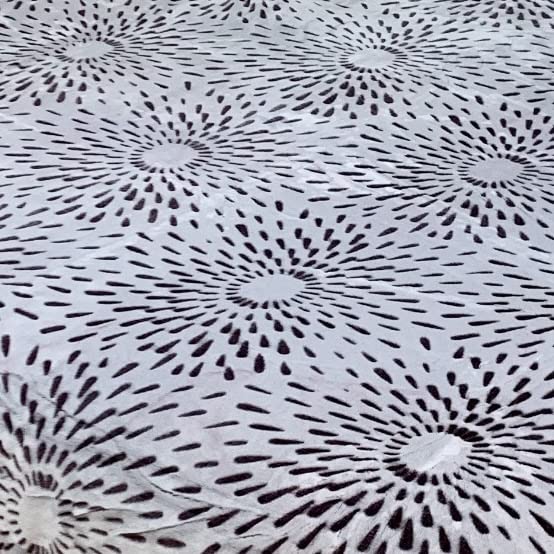 Sacred Thread Sherpa Fleece Blanket, Super Fuzzy, Soft and Cozy Queen Blanket, Plush Throw Blanket for Sofa, Couch and Bed, Reversible Winter Blanket, 15+ Designs Available