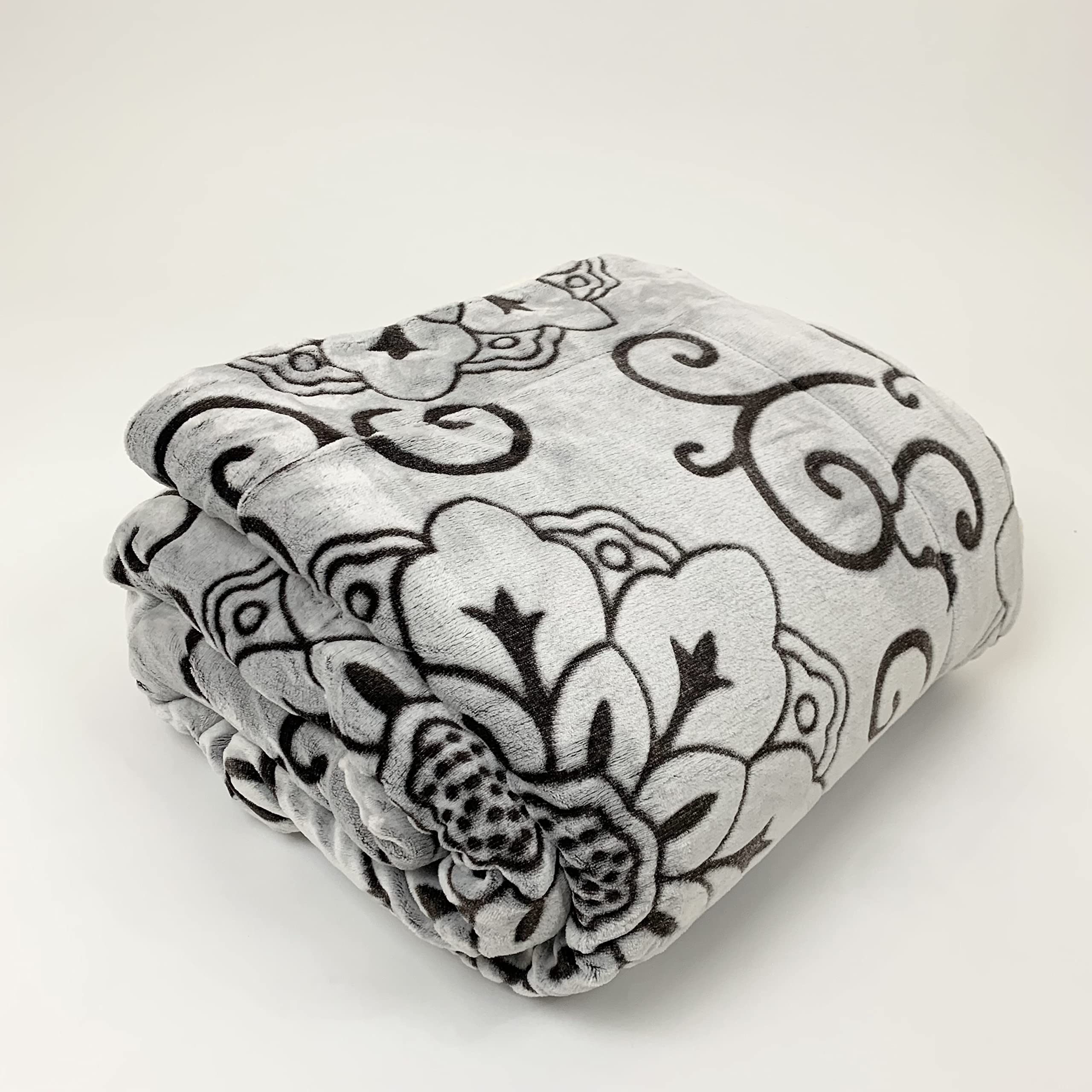 Sacred Thread Sherpa Fleece Blanket, Super Fuzzy, Soft and Cozy Queen Blanket, Plush Throw Blanket for Sofa, Couch and Bed, Reversible Winter Blanket, 15+ Designs Available