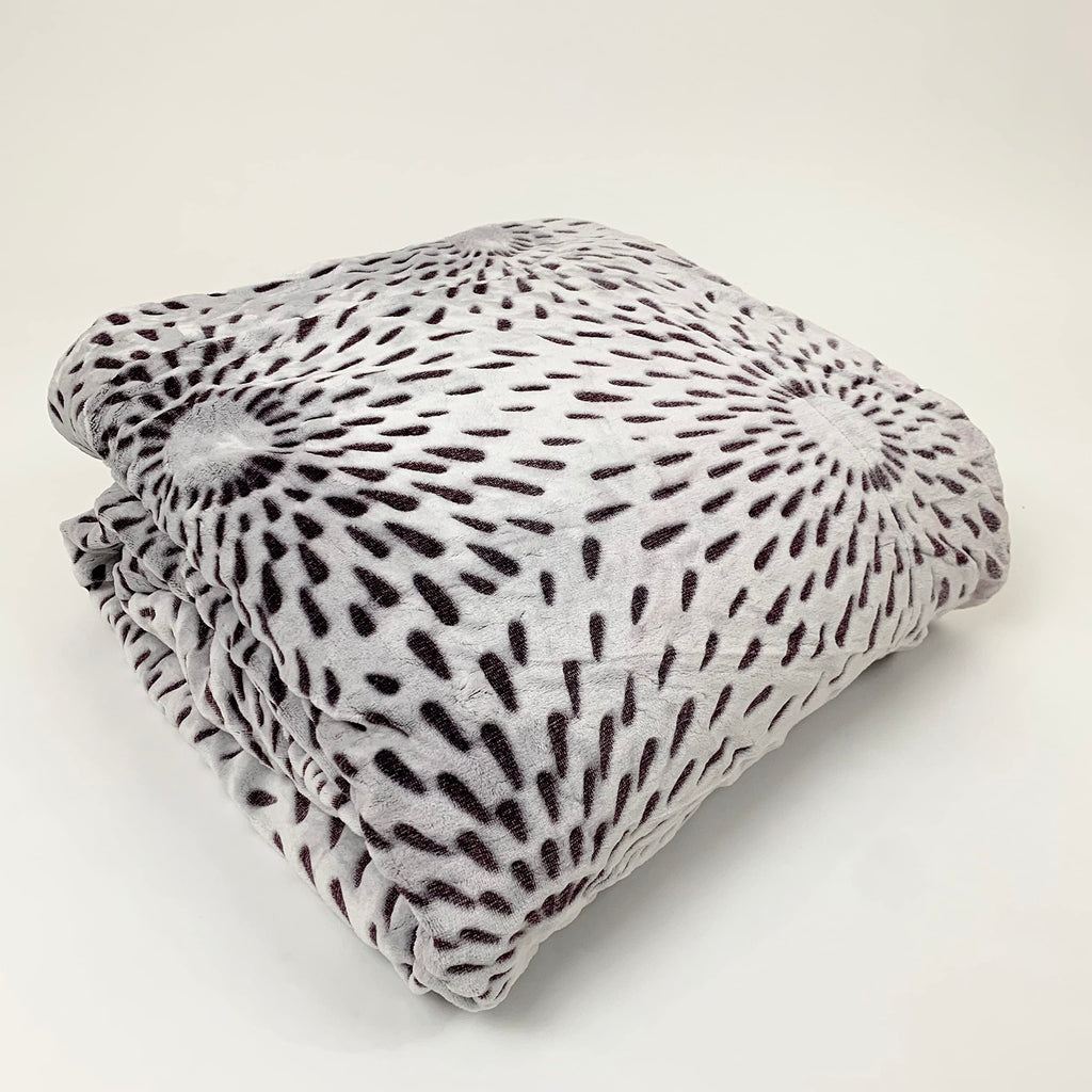 Sacred Thread Sherpa Fleece Blanket, Super Fuzzy, Soft and Cozy Queen Blanket, Plush Throw Blanket for Sofa, Couch and Bed, Reversible Winter Blanket, 15+ Designs Available