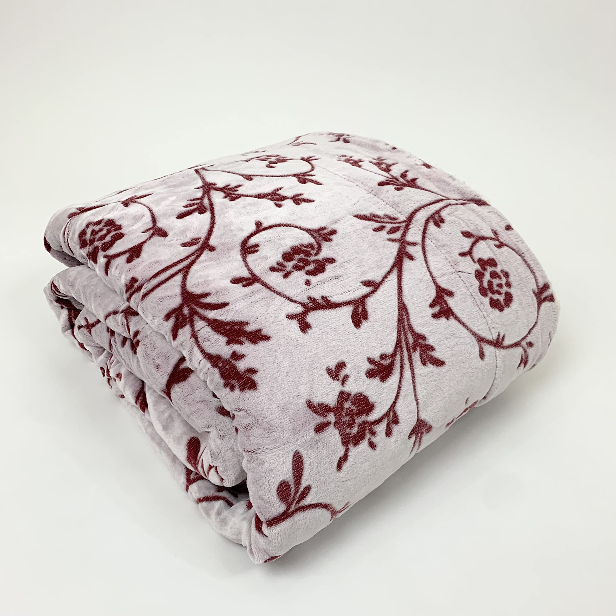 Sacred Thread Sherpa Fleece Blanket, Super Fuzzy, Soft and Cozy Queen Blanket, Plush Throw Blanket for Sofa, Couch and Bed, Reversible Winter Blanket, 15+ Designs Available